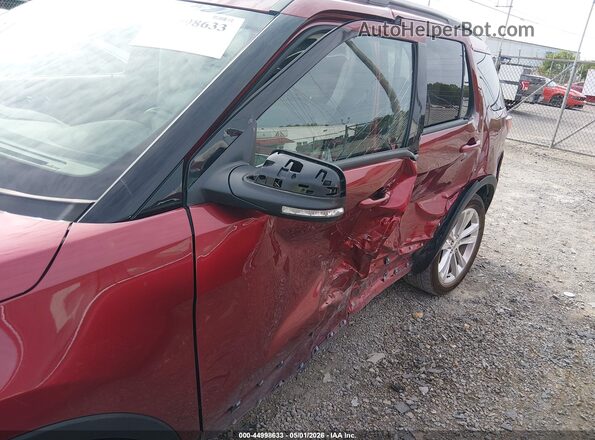 1FM5K7D82KGA44645 2019 FORD FORD EXPLORER Red Вид спереду