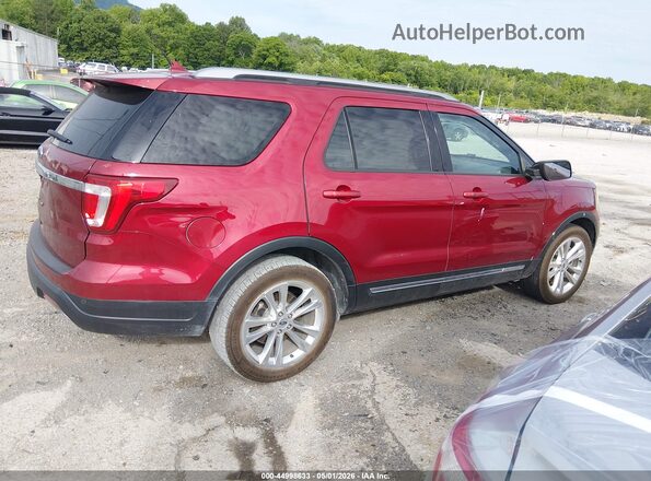 1FM5K7D82KGA44645 2019 FORD FORD EXPLORER Red Вид задньої частини салону