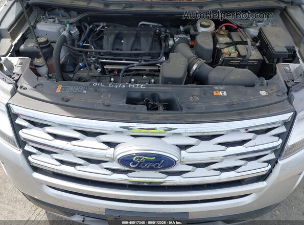 1FM5K7D82KGB34717 2019 FORD FORD EXPLORER Silver Rear view