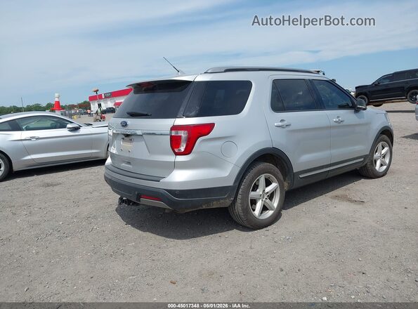 1FM5K7D82KGB34717 2019 FORD FORD EXPLORER Silver Rear right