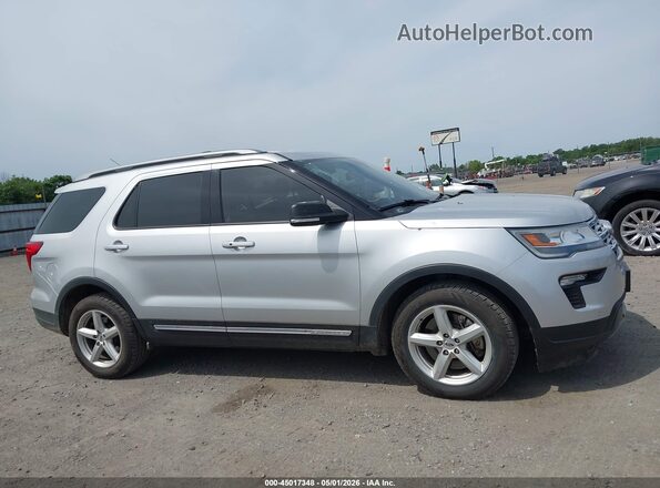 1FM5K7D82KGB34717 2019 FORD FORD EXPLORER Silver Rear interior view