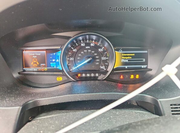 1FM5K7D83HGA33453 2017 FORD EXPLORER Blue 