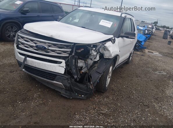 1FM5K7D83JGA76602 2018 FORD EXPLORER White 