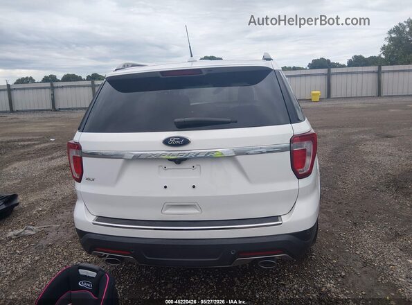 1FM5K7D83JGA76602 2018 FORD EXPLORER White 