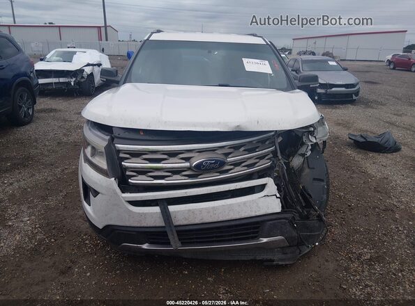 1FM5K7D83JGA76602 2018 FORD EXPLORER White 