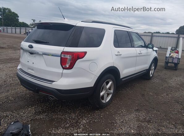 1FM5K7D83JGA76602 2018 FORD EXPLORER White 