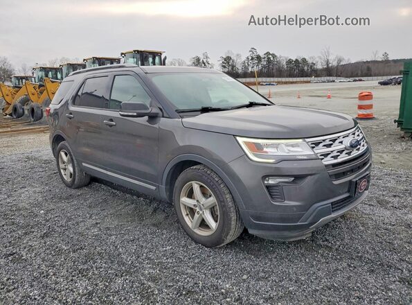 1FM5K7D83JGC49535 2018 FORD EXPLORER Gray 