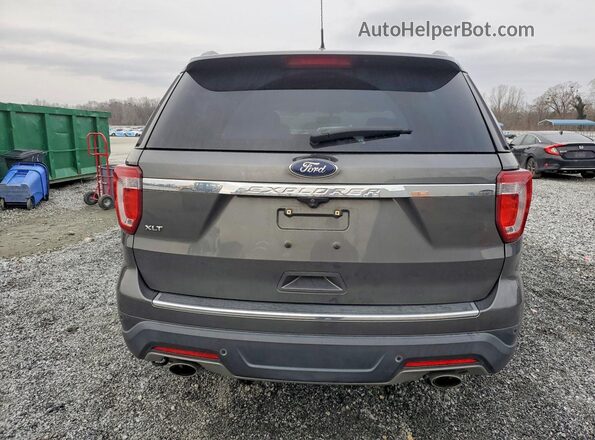 1FM5K7D83JGC49535 2018 FORD EXPLORER Gray 
