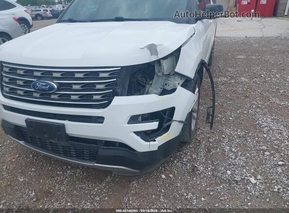 1FM5K7D84HGA42503 2017 FORD EXPLORER White Vista frontal