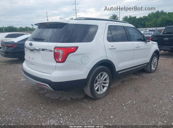 1FM5K7D84HGA42503 2017 FORD EXPLORER White Trasero derecho