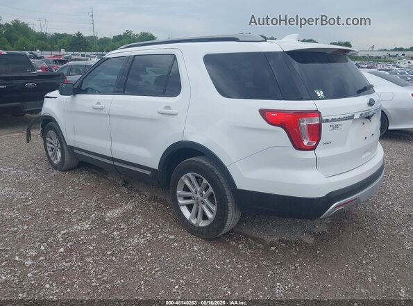 1FM5K7D84HGA42503 2017 FORD EXPLORER White Trasero izquierdo