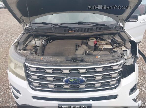 1FM5K7D84HGA42503 2017 FORD EXPLORER White Vista trasera