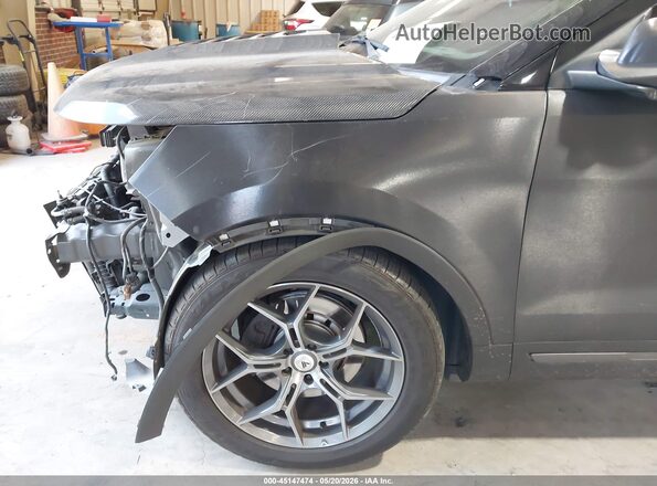 1FM5K7D84HGA84315 2017 FORD EXPLORER Серый Вид спереди