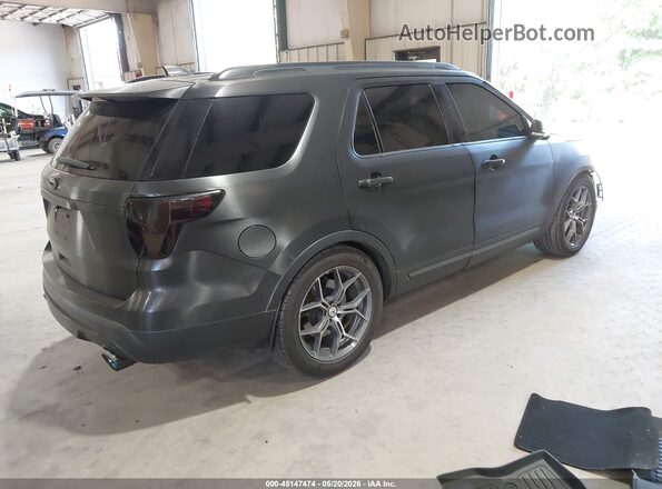1FM5K7D84HGA84315 2017 FORD EXPLORER Серый Задняя правая четверть