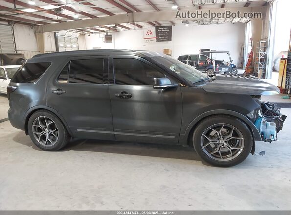 1FM5K7D84HGA84315 2017 FORD EXPLORER Серый Панорамный вид салона 360°