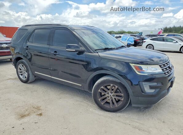 1FM5K7D84HGD78894 2017 FORD FORD EXPLORER Black Delantero derecho
