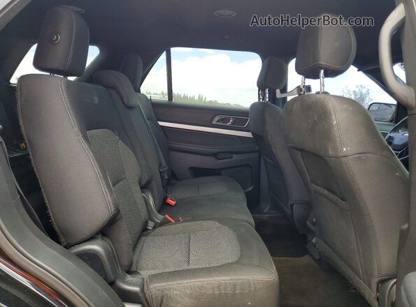 1FM5K7D84HGD78894 2017 FORD FORD EXPLORER Black Vista interior trasera