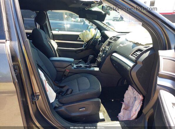 1FM5K7D84HGE18147 2017 FORD EXPLORER Gray Vista interior delantera