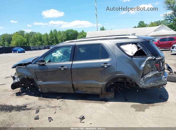 1FM5K7D84HGE18147 2017 FORD EXPLORER Gray 