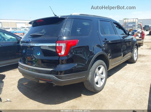 1FM5K7D84KGB38705 2019 FORD FORD EXPLORER Black Rear right