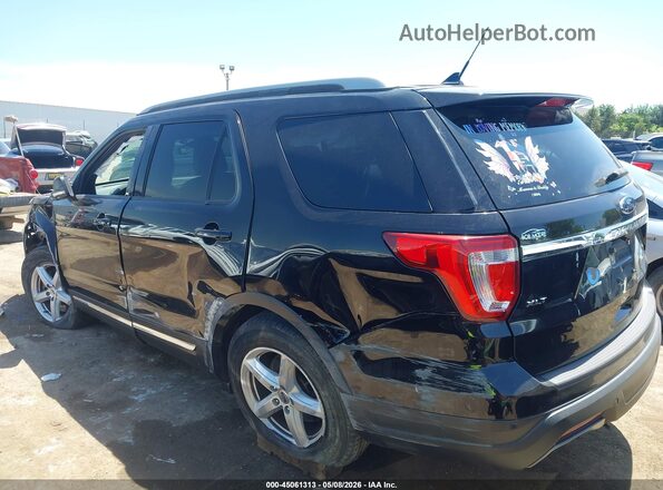 1FM5K7D84KGB38705 2019 FORD FORD EXPLORER Black Rear interior view
