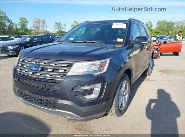 1FM5K7D85HGC50969 2017 FORD FORD EXPLORER Gray Przód lewy