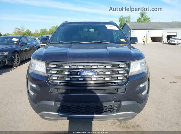1FM5K7D85HGC50969 2017 FORD FORD EXPLORER Gray Widok zestawu wskaźników