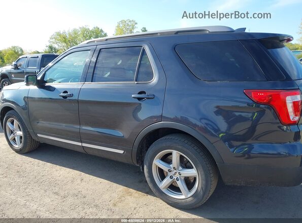 1FM5K7D85HGC50969 2017 FORD FORD EXPLORER Gray Widok wnętrza 360 stopni
