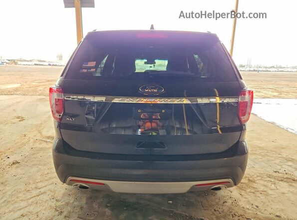 1FM5K7D85HGC63575 2017 FORD EXPLORER Черный Вид сзади
