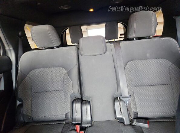 1FM5K7D85HGC63575 2017 FORD EXPLORER Черный Вид задних сидений