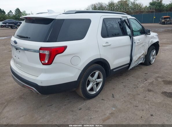 1FM5K7D85HGD50957 2017 FORD FORD EXPLORER White Tył prawy