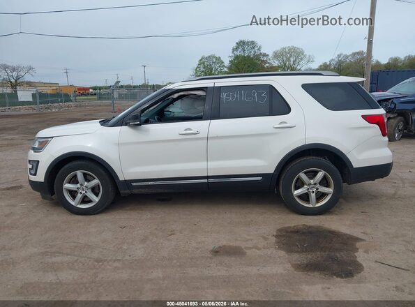 1FM5K7D85HGD50957 2017 FORD FORD EXPLORER White Widok wnętrza 360 stopni
