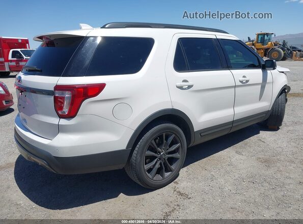 1FM5K7D85HGD55639 2017 FORD FORD EXPLORER Белый Задняя правая четверть