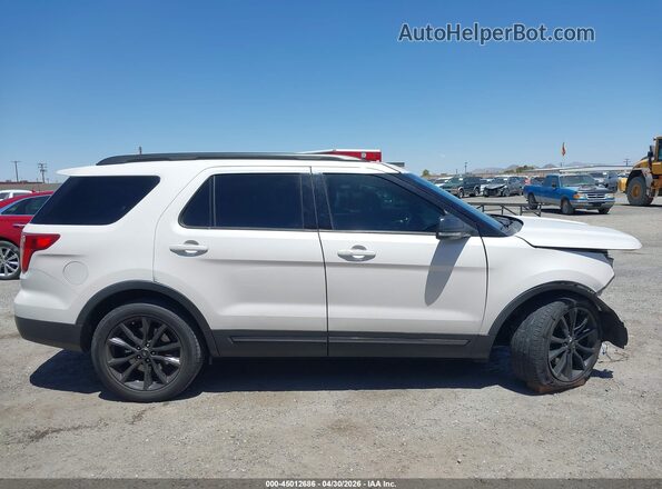 1FM5K7D85HGD55639 2017 FORD FORD EXPLORER Белый Панорамный вид салона 360°
