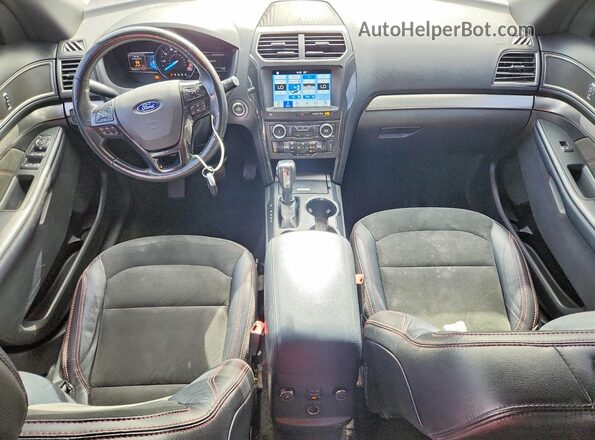 1FM5K7D85JGA30429 2018 FORD EXPLORER Charcoal Вид панелі приладів