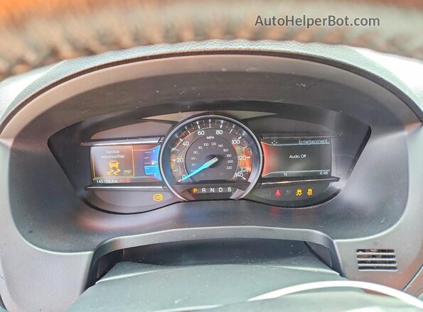 1FM5K7D85JGA30429 2018 FORD EXPLORER Charcoal Вид щитка приладів