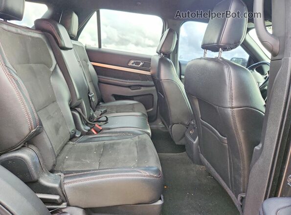1FM5K7D85JGA30429 2018 FORD EXPLORER Charcoal Вид задньої частини салону