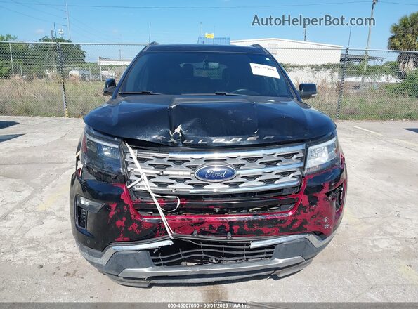 1FM5K7D85JGC54090 2018 FORD FORD EXPLORER Black წინა ხედი