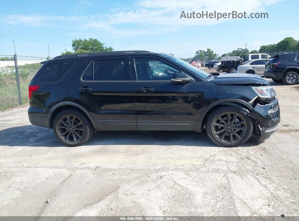 1FM5K7D85JGC54090 2018 FORD FORD EXPLORER Black უკანა სალონის ხედი