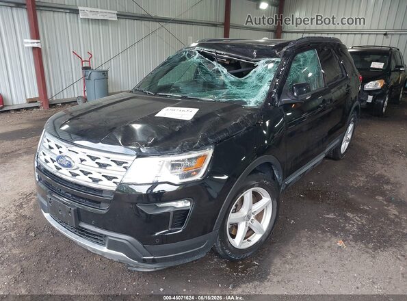 1FM5K7D85JGC64859 2018 FORD EXPLORER Black Front left