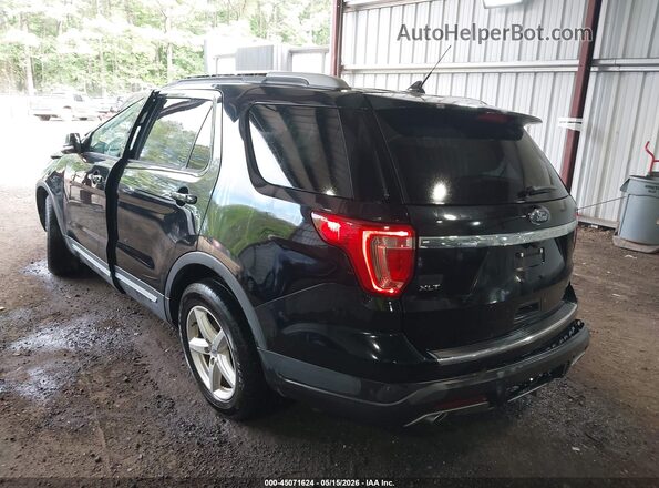 1FM5K7D85JGC64859 2018 FORD EXPLORER Black Rear left