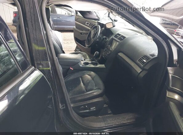 1FM5K7D85JGC64859 2018 FORD EXPLORER Black Front interior view