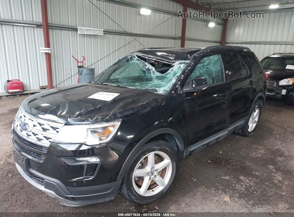 1FM5K7D85JGC64859 2018 FORD EXPLORER Black Front view