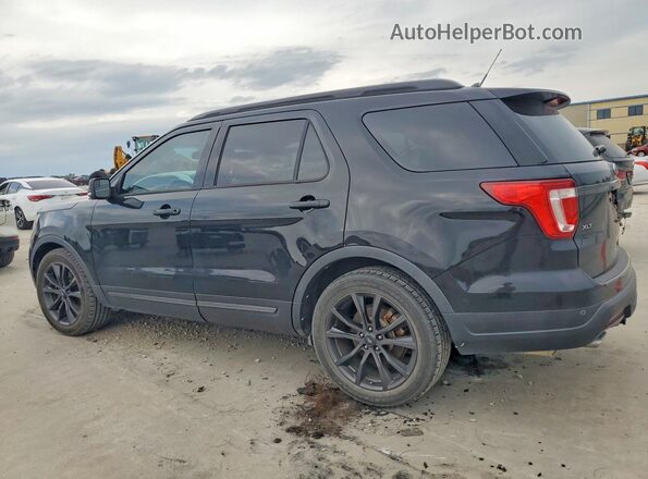 1FM5K7D85JGC85369 2018 FORD EXPLORER Black Задня ліва чверть