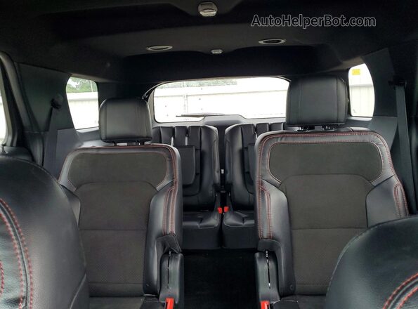 1FM5K7D85JGC85369 2018 FORD EXPLORER Black Вид задніх сидінь