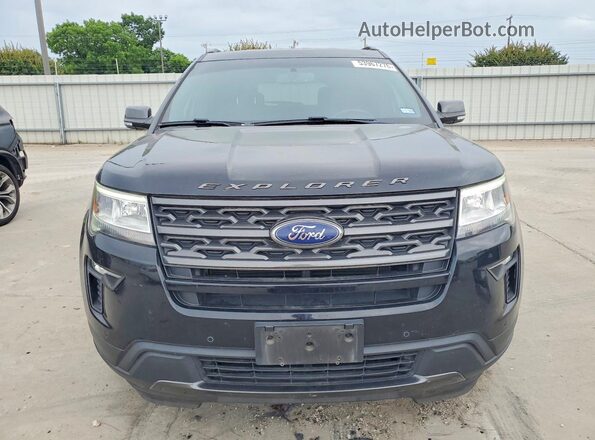1FM5K7D85JGC85369 2018 FORD EXPLORER Black Вид спереду