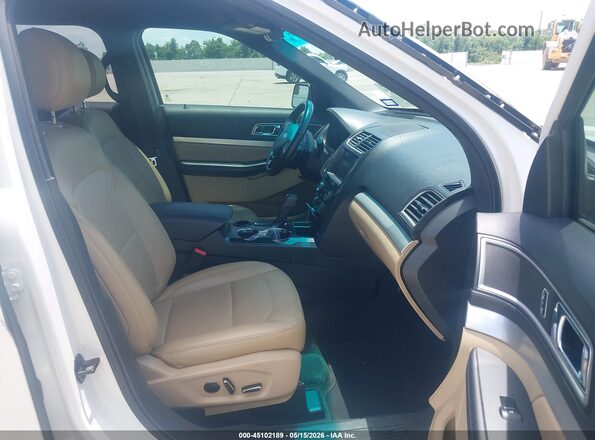 1FM5K7D86GGD25984 2016 FORD EXPLORER White Vista interior delantera