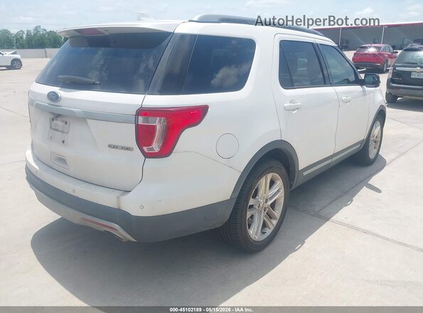 1FM5K7D86GGD25984 2016 FORD EXPLORER White Trasero derecho