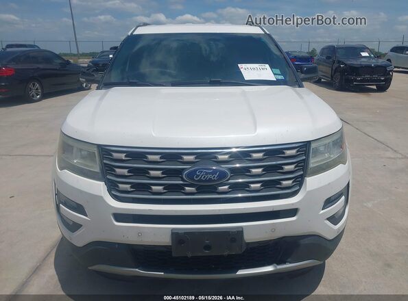 1FM5K7D86GGD25984 2016 FORD EXPLORER White Vista frontal