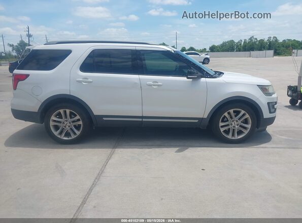 1FM5K7D86GGD25984 2016 FORD EXPLORER White Vista interior trasera